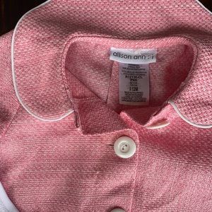 Allison Ann 12 m coat and dress set